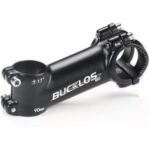 image:imageBUCKLOS 318 mm MTB Mountain Bike Stem  Road Bike 60 70 80 90 100mm Bicycle Adjustable Handlebar Stems 7 17 22 Degree Suitable for E BikeBMXFolding Bike1770mm
