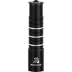 image:imageBUCKLOS Bike Stem Riser Extender MTB 118 286mm Bike Fork Stem Handlebar Stem Aluminum Adapter for Mountain Bike Road Bike MTB BMX155mm
