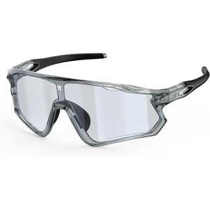 image:imageBUCKLOS Photochromic Cycling Running Glasses Sports Sunglasses Goggles for Men Women UV Protection TR90 for Baseball SafetyGreygrey