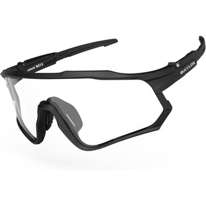 image:imageBUCKLOS Polarized Cycling Running Sunglasses for Men Women UV400 ProtectionTR90 Sun Glasses for Bike Baseball Sports SafetyBlacktransparent