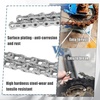 image:imageBUCKLOS 89101112 Speed Bike Chain High Performance Lightweight Bicycle Chains for Road BikeMountain BikeEbikeCompatible with Shimano SRAM Campagnolo SilverGoldSILVER