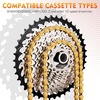 image:imageBUCKLOS 89101112 Speed Bike Chain High Performance Lightweight Bicycle Chains for Road BikeMountain BikeEbikeCompatible with Shimano SRAM Campagnolo SilverGoldGOLD
