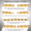 image:imageBUCKLOS 89101112 Speed Bike Chain High Performance Lightweight Bicycle Chains for Road BikeMountain BikeEbikeCompatible with Shimano SRAM Campagnolo SilverGoldGOLD