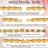 image:imageBUCKLOS 89101112 Speed Bike Chain High Performance Lightweight Bicycle Chains for Road BikeMountain BikeEbikeCompatible with Shimano SRAM Campagnolo SilverGoldGOLD