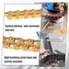 image:imageBUCKLOS 89101112 Speed Bike Chain High Performance Lightweight Bicycle Chains for Road BikeMountain BikeEbikeCompatible with Shimano SRAM Campagnolo SilverGoldGOLD
