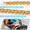 image:imageBUCKLOS 89101112 Speed Bike Chain High Performance Lightweight Bicycle Chains for Road BikeMountain BikeEbikeCompatible with Shimano SRAM Campagnolo SilverGoldGOLD