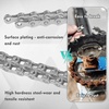 image:imageBUCKLOS 89101112 Speed Bike Chain High Performance Lightweight Bicycle Chains for Road BikeMountain BikeEbikeCompatible with Shimano SRAM Campagnolo SilverGoldSILVER