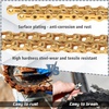 image:imageBUCKLOS 89101112 Speed Bike Chain High Performance Lightweight Bicycle Chains for Road BikeMountain BikeEbikeCompatible with Shimano SRAM Campagnolo SilverGoldGOLD