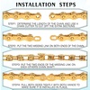 image:imageBUCKLOS 89101112 Speed Bike Chain High Performance Lightweight Bicycle Chains for Road BikeMountain BikeEbikeCompatible with Shimano SRAM Campagnolo SilverGoldGOLD