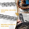 image:imageBUCKLOS 89101112 Speed Bike Chain High Performance Lightweight Bicycle Chains for Road BikeMountain BikeEbikeCompatible with Shimano SRAM Campagnolo SilverGoldSILVER