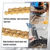 image:imageBUCKLOS 89101112 Speed Bike Chain High Performance Lightweight Bicycle Chains for Road BikeMountain BikeEbikeCompatible with Shimano SRAM Campagnolo SilverGoldGOLD