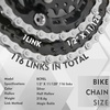 image:imageBUCKLOS 89101112 Speed Bike Chain High Performance Lightweight Bicycle Chains for Road BikeMountain BikeEbikeCompatible with Shimano SRAM Campagnolo SilverGoldSILVER