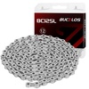 image:imageBUCKLOS 89101112 Speed Bike Chain High Performance Lightweight Bicycle Chains for Road BikeMountain BikeEbikeCompatible with Shimano SRAM Campagnolo SilverGoldSILVER