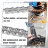 image:imageBUCKLOS 89101112 Speed Bike Chain High Performance Lightweight Bicycle Chains for Road BikeMountain BikeEbikeCompatible with Shimano SRAM Campagnolo SilverGoldSILVER