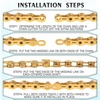 image:imageBUCKLOS 89101112 Speed Bike Chain High Performance Lightweight Bicycle Chains for Road BikeMountain BikeEbikeCompatible with Shimano SRAM Campagnolo SilverGoldGOLD