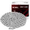 image:imageBUCKLOS 89101112 Speed Bike Chain High Performance Lightweight Bicycle Chains for Road BikeMountain BikeEbikeCompatible with Shimano SRAM Campagnolo SilverGoldSILVER