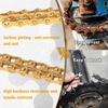 image:imageBUCKLOS 89101112 Speed Bike Chain High Performance Lightweight Bicycle Chains for Road BikeMountain BikeEbikeCompatible with Shimano SRAM Campagnolo SilverGoldGOLD