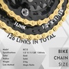 image:imageBUCKLOS 89101112 Speed Bike Chain High Performance Lightweight Bicycle Chains for Road BikeMountain BikeEbikeCompatible with Shimano SRAM Campagnolo SilverGoldGOLD
