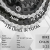 image:imageBUCKLOS 89101112 Speed Bike Chain High Performance Lightweight Bicycle Chains for Road BikeMountain BikeEbikeCompatible with Shimano SRAM Campagnolo SilverGoldSILVER