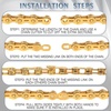 image:imageBUCKLOS 89101112 Speed Bike Chain High Performance Lightweight Bicycle Chains for Road BikeMountain BikeEbikeCompatible with Shimano SRAM Campagnolo SilverGoldGOLD