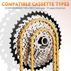 image:imageBUCKLOS 89101112 Speed Bike Chain High Performance Lightweight Bicycle Chains for Road BikeMountain BikeEbikeCompatible with Shimano SRAM Campagnolo SilverGoldGOLD