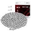 image:imageBUCKLOS 89101112 Speed Bike Chain High Performance Lightweight Bicycle Chains for Road BikeMountain BikeEbikeCompatible with Shimano SRAM Campagnolo SilverGoldSILVER