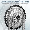 image:imageBUCKLOS 89101112 Speed Bike Chain High Performance Lightweight Bicycle Chains for Road BikeMountain BikeEbikeCompatible with Shimano SRAM Campagnolo SilverGoldSILVER