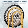 image:imageBUCKLOS 89101112 Speed Bike Chain High Performance Lightweight Bicycle Chains for Road BikeMountain BikeEbikeCompatible with Shimano SRAM Campagnolo SilverGoldGOLD
