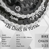 image:imageBUCKLOS 89101112 Speed Bike Chain High Performance Lightweight Bicycle Chains for Road BikeMountain BikeEbikeCompatible with Shimano SRAM Campagnolo SilverGoldSILVER
