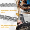 image:imageBUCKLOS 89101112 Speed Bike Chain High Performance Lightweight Bicycle Chains for Road BikeMountain BikeEbikeCompatible with Shimano SRAM Campagnolo SilverGoldSILVER