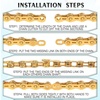 image:imageBUCKLOS 89101112 Speed Bike Chain High Performance Lightweight Bicycle Chains for Road BikeMountain BikeEbikeCompatible with Shimano SRAM Campagnolo SilverGoldGOLD