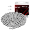 image:imageBUCKLOS 89101112 Speed Bike Chain High Performance Lightweight Bicycle Chains for Road BikeMountain BikeEbikeCompatible with Shimano SRAM Campagnolo SilverGoldSILVER