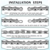 image:imageBUCKLOS 89101112 Speed Bike Chain High Performance Lightweight Bicycle Chains for Road BikeMountain BikeEbikeCompatible with Shimano SRAM Campagnolo SilverGoldSILVER