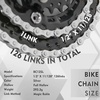 image:imageBUCKLOS 89101112 Speed Bike Chain High Performance Lightweight Bicycle Chains for Road BikeMountain BikeEbikeCompatible with Shimano SRAM Campagnolo SilverGoldSILVER