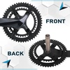 image:imageBUCKLOS Bike Chainring Bolts with Crankset Screws AL7075T651 Aluminum Alloy Fit Shimano R7000R8000R91000 CranksetFCR9100