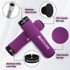 image:imageBUCKLOS Bike Handlebar Grips  Bicycle Foam Sponge Handle Bar Single Lock on AntiSlip Comfortable ShockAbsorbing Mountain Bike Grips for MTB BMX Scooter Beach Cruiser Folding BikePURPLE