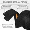 image:imageBUCKLOS Bike Handlebar Tape Silicone Bar Tape for Road Bike Comfortable Bicycle Handlebar Tape EVA Bike Grip 2 Pcs Bicycle Drop Bar Wraps AuroraMulticolorBLACK