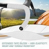 image:imageBUCKLOS Bike Handlebar Tape Silicone Bar Tape for Road Bike Comfortable Bicycle Handlebar Tape EVA Bike Grip 2 Pcs Bicycle Drop Bar Wraps AuroraMulticolorWHITE