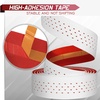 image:imageBUCKLOS Bike Handlebar Tape Silicone Bar Tape for Road Bike Comfortable Bicycle Handlebar Tape EVA Bike Grip 2 Pcs Bicycle Drop Bar Wraps AuroraMulticolorWHITERED