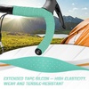 image:imageBUCKLOS Bike Handlebar Tape Silicone Bar Tape for Road Bike Comfortable Bicycle Handlebar Tape EVA Bike Grip 2 Pcs Bicycle Drop Bar Wraps AuroraMulticolorGREENWHITE