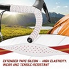 image:imageBUCKLOS Bike Handlebar Tape Silicone Bar Tape for Road Bike Comfortable Bicycle Handlebar Tape EVA Bike Grip 2 Pcs Bicycle Drop Bar Wraps AuroraMulticolorWHITERED
