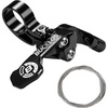 image:imageBUCKLOS Bike Dropper Seatpost Lever Remote Telescopic MTB Seatpost Dropper Bicycle Shock Remote Lever Bike Suspension Seat Post PartBLACK