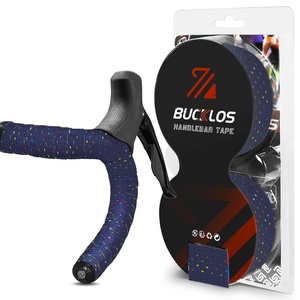 image:imageBUCKLOS Bike Handlebar Tape Silicone Bar Tape for Road Bike Comfortable Bicycle Handlebar Tape EVA Bike Grip 2 Pcs Bicycle Drop Bar Wraps AuroraMulticolorAURORAMULTICOLOR