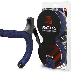 image:imageBUCKLOS Bike Handlebar Tape Silicone Bar Tape for Road Bike Comfortable Bicycle Handlebar Tape EVA Bike Grip 2 Pcs Bicycle Drop Bar Wraps AuroraMulticolorAURORABLACK