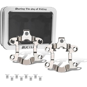 image:imageBUCKLOS Dual Side Pedals Compatible Look Delta with Peloton Bike Pedals Replacement amp Shimano SPD Spin Bicycle Clip in Aluminium Pedal for Road BikeIndoor Outdoor Cycling916Fit SPD System