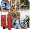 image:imageBUCKLOS Single Lockon Bike Handlebar Grips  Mountain Bike MTB Ergonomic AntiSlip Handle Grip  Bicycle Comfort Locking Handle Bar for BMXCruiser BikeScooter 78 BlackRed Ergonomic