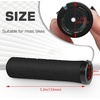 image:imageBUCKLOS Single Lockon Bike Handlebar Grips  Mountain Bike MTB Ergonomic AntiSlip Handle Grip  Bicycle Comfort Locking Handle Bar for BMXCruiser BikeScooter 78 BlackBlack