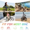 image:imageBUCKLOS Single Lockon Bike Handlebar Grips  Mountain Bike MTB Ergonomic AntiSlip Handle Grip  Bicycle Comfort Locking Handle Bar for BMXCruiser BikeScooter 78 BlackGrass Green Double Lock