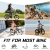 image:imageBUCKLOS Single Lockon Bike Handlebar Grips  Mountain Bike MTB Ergonomic AntiSlip Handle Grip  Bicycle Comfort Locking Handle Bar for BMXCruiser BikeScooter 78 BlackBlack Double Lock