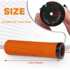 image:imageBUCKLOS Single Lockon Bike Handlebar Grips  Mountain Bike MTB Ergonomic AntiSlip Handle Grip  Bicycle Comfort Locking Handle Bar for BMXCruiser BikeScooter 78 BlackOrange
